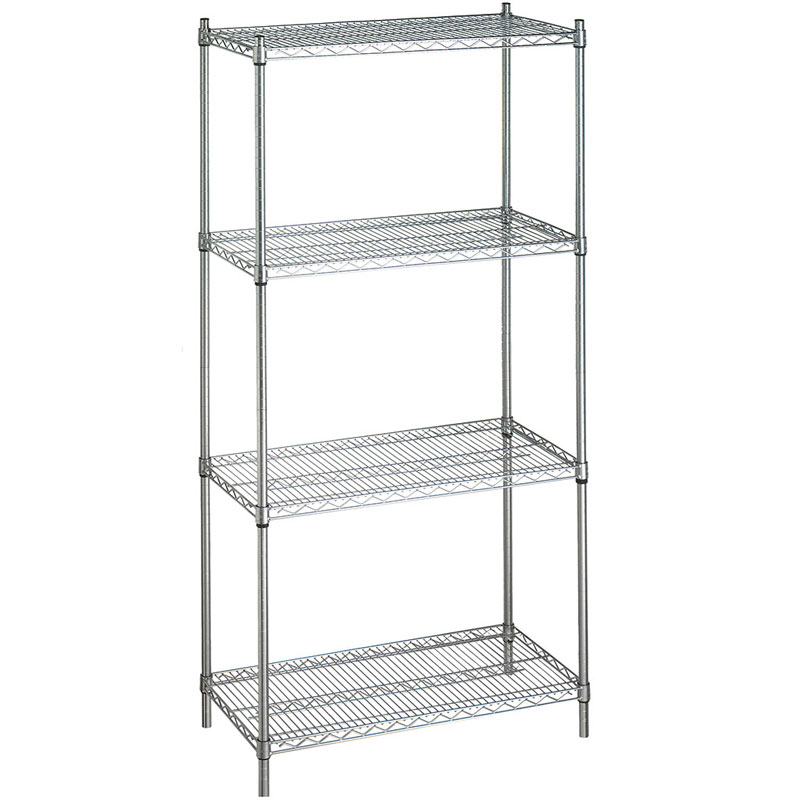 Wire Shelving Unit 18 inch x 48 inch x 72 inch SupplyDen